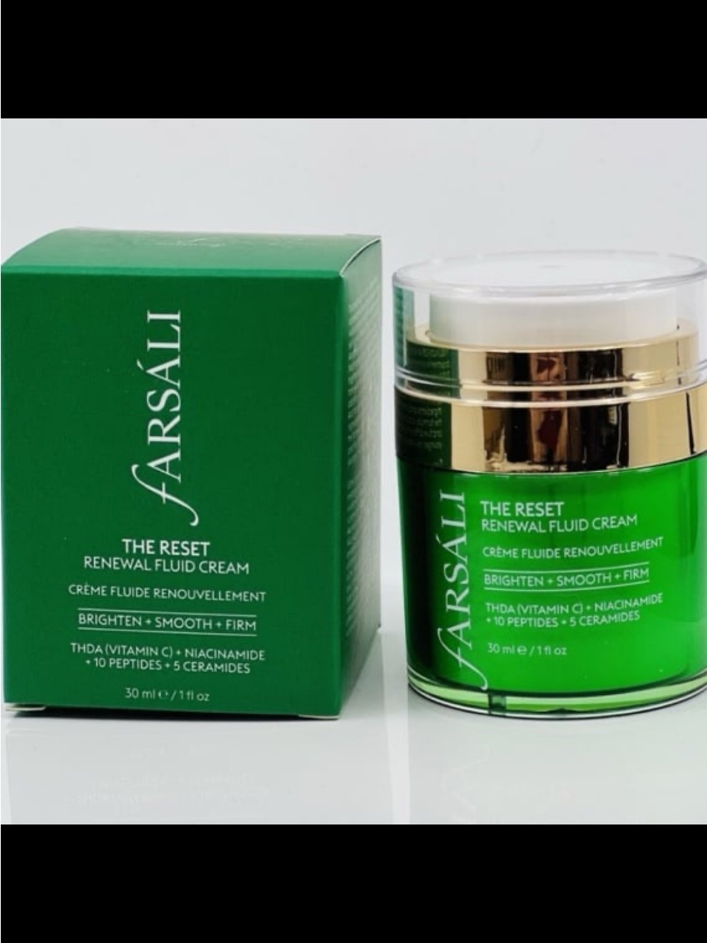 Farsali Reset Renewal Fluid Cream Moisturizer BNIB